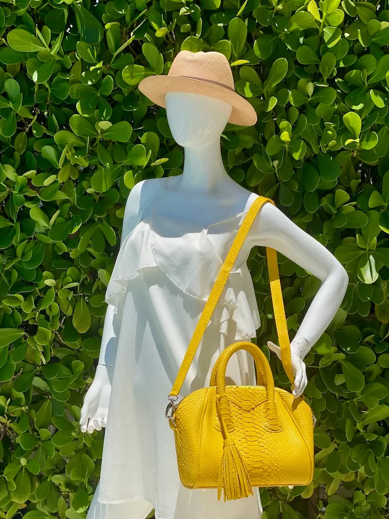 Yellow Satchel Bag